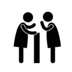 Pasar el rato y conversar con personas conocidas (amigos compañeros de clases) Pasar el rato y conversar con personas conocidas (amigos compañeros de clases)