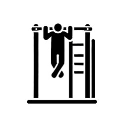 Ejercitarse en estaciones de gimnasia al aire libre Ejercitarse en estaciones de gimnasia al aire libre